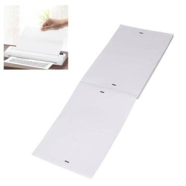 Imagem de Papel Termico 100 Folhas A4 Impressora Termica Bluetooth Trabalho Proc