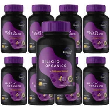 Imagem de Caps4skin - Silício Orgânico 80mg e 700mg de Colágeno Verisol, 9 Potes