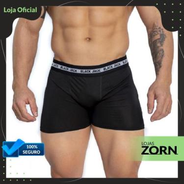 Imagem de Kit com 10 Cuecas Box Boxer Lisas Black Jack, P, Sortidas