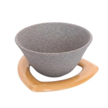 Imagem de COFIL Filtro de café de cerâmica japonês, feito no Japão, gotejador reutilizável, suporte marrom