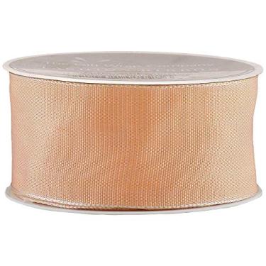 Imagem de The Gift Wrap Company Fita com fio biodegradável de 3,8 cm, pacote com 6, pêssego