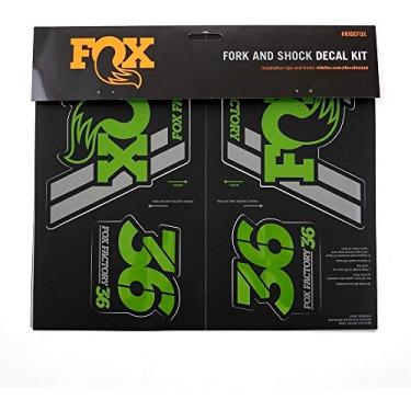 Imagem de Fox Racing Shox Heritage Fork and Shock Decal Kit Green, One Size