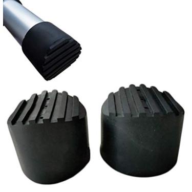 Imagem de Escada telescópica, pés antiderrapantes, escada de borracha de substituição para pés/kit de sapatos/pés/capa/para escada de extensão/peças de escada/kit de substituição de acessórios (2 peças) (85 mm)