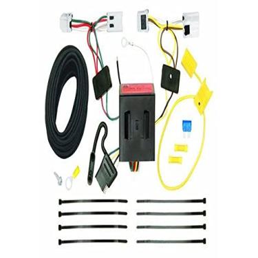 Imagem de Tow Ready Tekonsha T-One — Chicote de conector T, plano de 4 vias, compatível com Nissan NV1500, NV2500, NV3500, preto, 118553