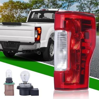 Imagem de GSPSCN Luz traseira do lado do passageiro compatível com Ford F-250 F250 F-350 F350 F350 Super Duty conjunto de freio traseiro direito com lâmpadas e chicote substitui HC3Z13404D, HC3Z13404F,