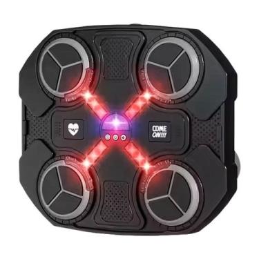 Imagem de Máquina Para Treino De Boxe Recarregável Com Musica Led Ascende Com Ri