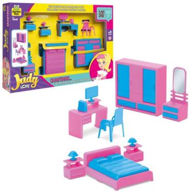 Imagem de Coleção Judy Home Quarto Casa de Boneca Moveis e Acessórios - Samba To