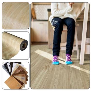 Imagem de Piso Vinil 0,7mm PVC em Manta Imita o Madeirado 1x8mt (8m²) - Mob Core