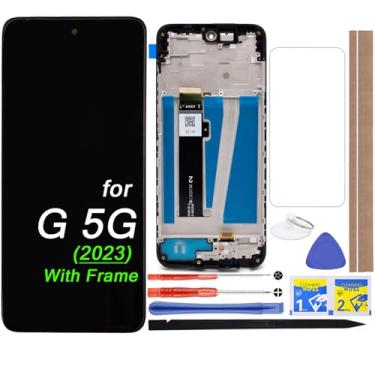 Imagem de Tela LCD de substituição de tela sensível ao toque com moldura para Motorola Moto G 5G 2023 XT2313 XT2313-3 XT2313-4 XT2313-6 6,5 polegadas