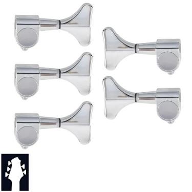 Imagem de Tarraxas Blindadas Para Baixo 5 Cordas Strinberg Cromada 3x2