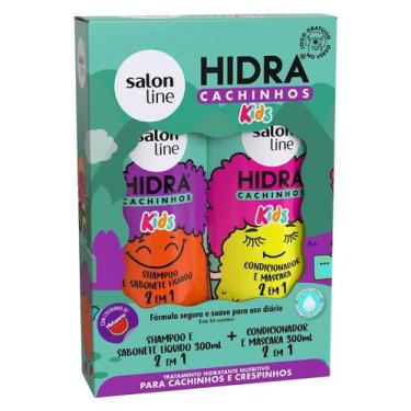 Imagem de Kit Hidra Cachinhos Kids Shampoo + Condicionador  Salon Line