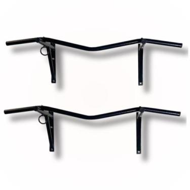 Imagem de BARRA ACADEMIA FIXA HENVIFER 100CM MUSCULAÇÃO Exercício Funcional GYM