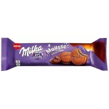 Imagem de Biscoito Recheado Milka Mousse Chocolate 116g - Importado