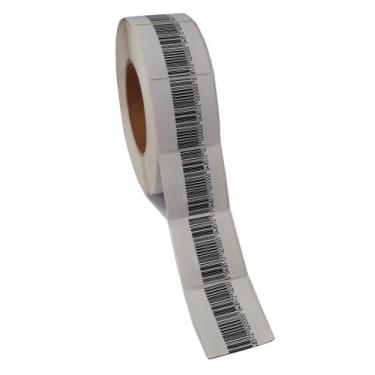 Imagem de Etiqueta Antifurto Adesiva 5x5 RF 8.2MHz Barcode (Rolo com 1.000 un.) 