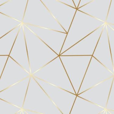 Imagem de Papel de Parede Adesivo Tema Zara Geométrico Lavável Autocolante Sala 