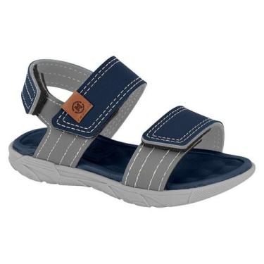 Imagem de Sandália molekinho baby 2135.153, Marinho cinza, 24