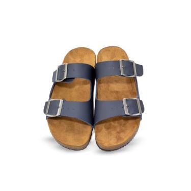 Imagem de Sandália Feminina Rasteirinha Couro Legítimo Linha Confort - bergally,