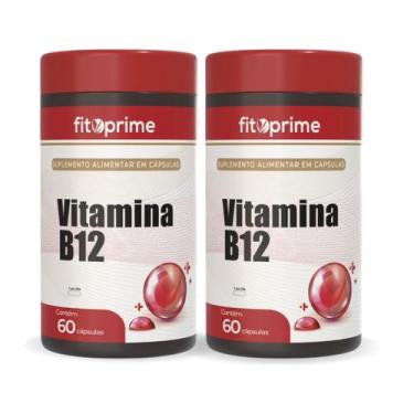 Imagem de Kit 2 Vitamina B12 Cianocobalamina 7,2mcg 60 cápsulas Fitoprime