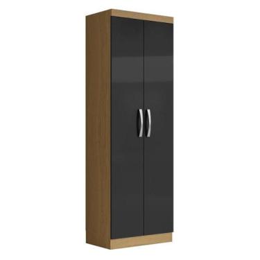 Imagem de Armário Multiuso New 2 Portas - Aramóveis, Atacama e Grafite