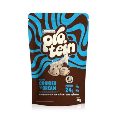Imagem de JHAMAL Suplemento Alimentar de Proteína em Pó - Sabor Cookies n’ Cream - Saudável e Rico em Proteínas - Vegano, Sem Adição de Açúcar, Sem Glúten, Sem OGM, à Base de Plantas - Pouch 1Kg