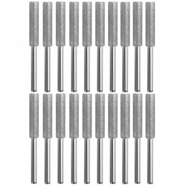 Imagem de NACX Afiador de motosserra diamante de 4,8 mm, 20 peças