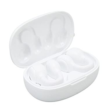 Imagem de Fones de Ouvido de Longa Duração, Alta Faixa Dinâmica, Redução de Ruído, Distância de Transmissão de 32,8 Pés, Baixa Latência para Trabalho (Branco)
