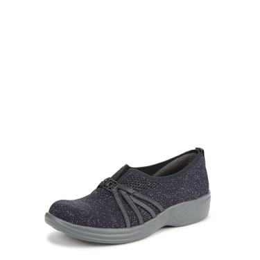 Imagem de Bzees For Lifestride Mocassim feminino de malha nicho, Blazer azul-marinho, 6 Wide