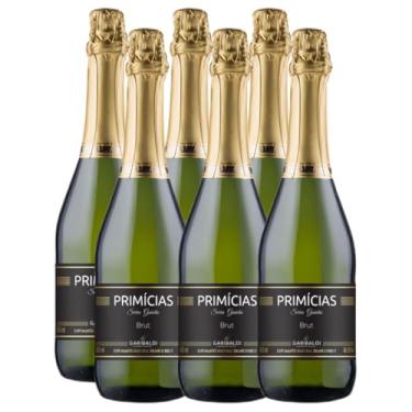 Imagem de Espumante Primicias Brut Branca 660ml Kit 6 Unidades