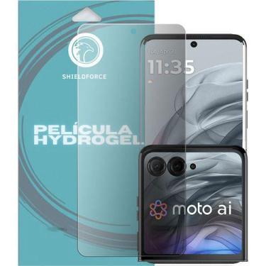 Imagem de Película Moto Razr 50 5g Shieldforce Gel tela+ Visor