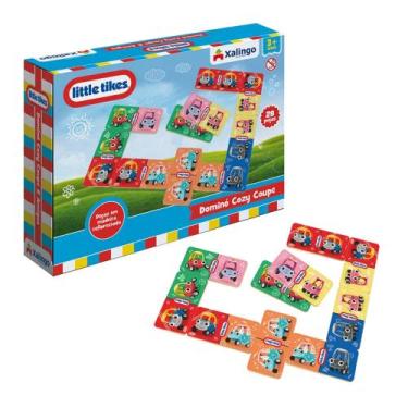 Imagem de Dominó Little Tikes 28 Peças em MDF para Crianças a Partir de 3 Anos p