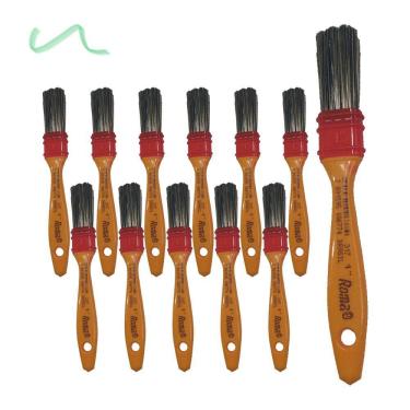 Imagem de Pincel Detalhamento Automotivo Trincha Gold 317 Roma 1 Pol - 12 Unid