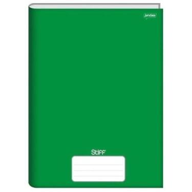 Imagem de Caderno Brochura 14 Capa Dura Stiff 96 Folhas Verde - Jandaia - 20x14 
