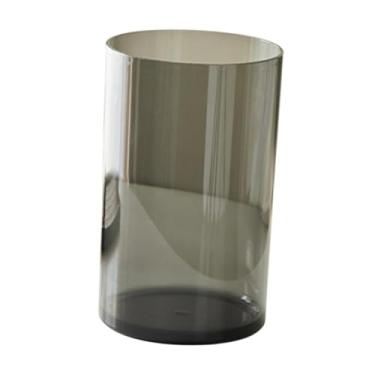 Imagem de WeiLaiKeQi Organizador de desktop de vaso de vaso de flores acrílico Arranjo floral para lareira Cozinha de escritório de casamento em casa, Mouth 15 Cm H 25 Cm
