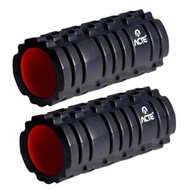 Imagem de 2x Rolo Massagem Liberação Miofascial Soltura Yoga Fisioterapia Pilate