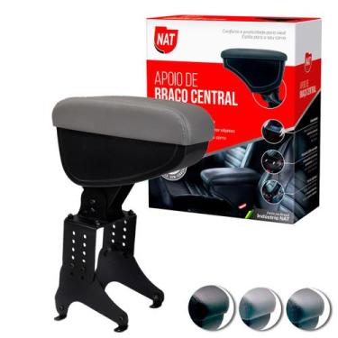 Imagem de Apoio de Braço Universal Com Porta Objeto - Nat, Cinza C/Linha Cinza