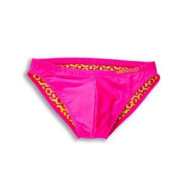 Imagem de Sunga posto 9 slip rosa fluor - Men From Rio, GG