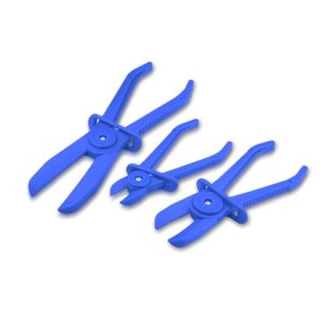 Imagem de Piburth 6 peças de alicates de mangueira, conjunto de 3 grampos de linha de tamanho, alicate de compressão de mangueira de plástico para radiador automotivo, gás, freio, mangueiras de refrigerante e