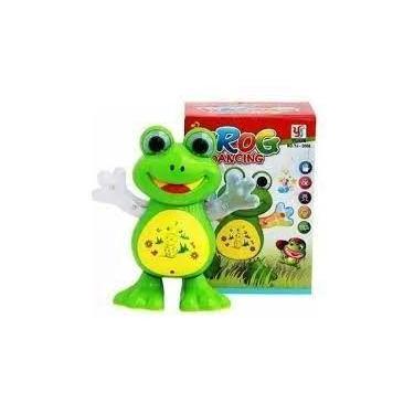 Imagem de Brinquedo Infantil Boneco Musical Sapo Dançante Movimentos Luzes E Son