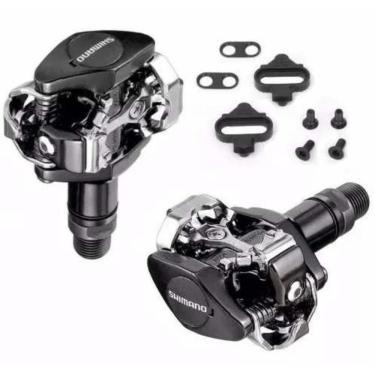 Imagem de Pedal PD-M505L Clip Preto de Encaixe e com Tacos - Shimano