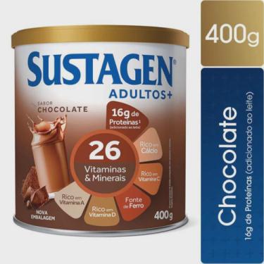 Imagem de Complemento alimentar sustagen adultos sabor chocolate 400G