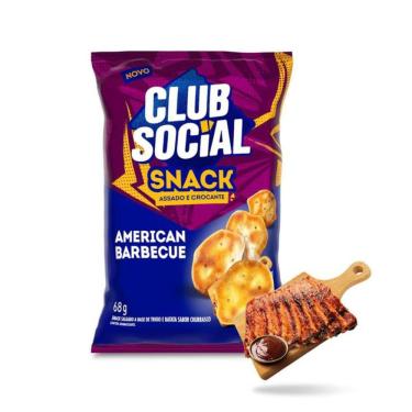 Imagem de Salgadinho Club Social Snack Barbecue 68g