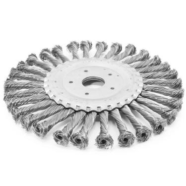 Imagem de 5 Escova De Aço Inox Circular Rotativa Trançada 6 180mm