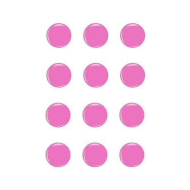 Imagem de 24 Imãs p/Geladeira, Quadros e Superfícies Magnéticos (Pink)