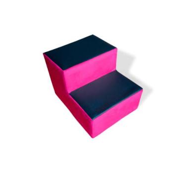 Imagem de Escada com Degraus para Estética - In9 Decor, Veludo Pink - In9 Decor