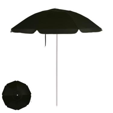 Imagem de Guarda Sol Premium 2,4m Bagum Alumínio Reforçado Jardim Piscina Praia - 3828 Mor