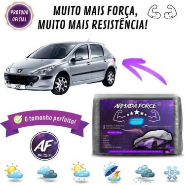 Imagem de Capa Cobrir Peugeot 307 Hatch ARMADA FORCE Forrada Impermeável 100% Pr