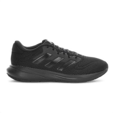 Imagem de Tênis Adidas Response Runner All Black - Feminino, 38, Preto