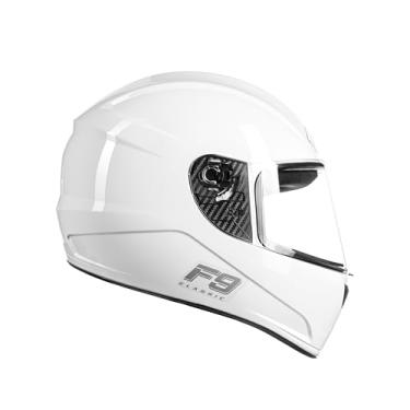 Imagem de Fly Capacete Fechado Moto F-9 HG Classic Branco 58