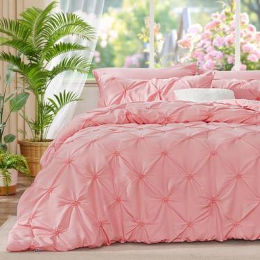 Imagem de Conjunto de edredom BEDELITE Pink King Size com 2 fronhas - 3 unidades