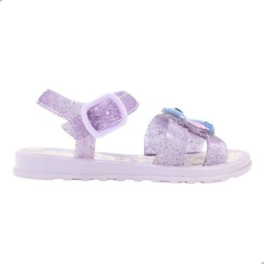 Imagem de Sandália Infantil Grendene Kids 23321 Stitch Pet Shop Lilas Glitter